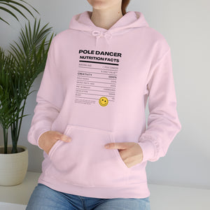 Pole Dancer Nutrition Facts Hooded Sweatshirt - The Enviro Co