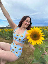 Load image into Gallery viewer, Sunflower High Waisted Shorts - The Enviro Co