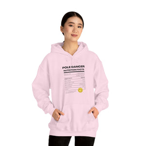 Pole Dancer Nutrition Facts Hooded Sweatshirt - The Enviro Co