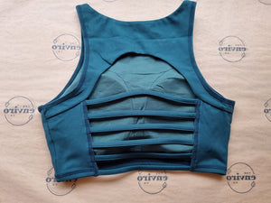 Blue Teal Crop Top - The Enviro Co