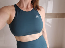 Load image into Gallery viewer, Blue Teal Crop Top - The Enviro Co